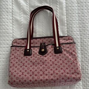 Louis Vuitton Pink and Red Monogram Tote